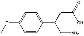 (S)-4-aMino-3-(4-Methoxyphenyl)butanoic acid Structure