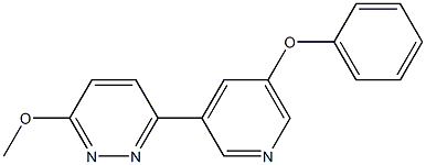 3-methoxy-6-(5-phenoxypyridin-3-yl)pyridazine Structure