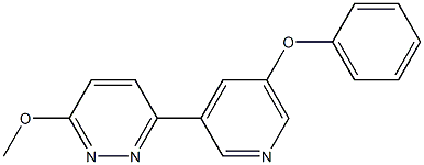 3-methoxy-6-(5-phenoxypyridin-3-yl)pyridazine 구조식 이미지