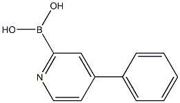 4-Phenylpyridine-2-boronic acid 구조식 이미지