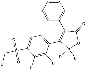 Vioxx-d5 구조식 이미지