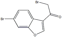 2-bromo-1-(6-bromobenzofuran-3-yl)ethanone Structure