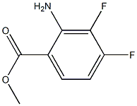 methyl 2-amino-3,4-difluorobenzoic acid Structure
