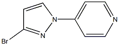 4-(3-bromo-1H-pyrazol-1-yl)pyridine 구조식 이미지