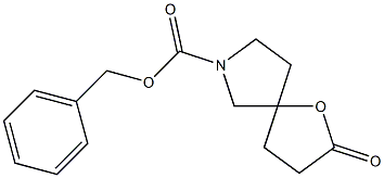 benzyl 2-oxo-1-oxa-7-azaspiro[4.4]nonane-7-carboxylate Structure