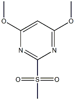 4,6-dimethoxy-2-methylsulfonylpyrimidine Structure