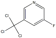 3-fluoro-5-trichloromethylpyridine Structure