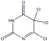 5,5,6-trichloro-dihydro-pyrimidine-2,4-dione Structure