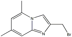 2-(bromomethyl)-5,7-dimethylimidazo[1,2-a]pyridine 구조식 이미지
