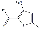 3-amino-5-iodothiophene-2-carboxylic acid 구조식 이미지