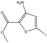 methyl 3-amino-5-iodothiophene-2-carboxylate 구조식 이미지