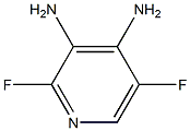 2,5-difluoropyridine-3,4-diamine Structure
