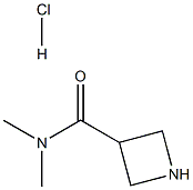 N,N-dimethylazetidine-3-carboxamide hydrochloride Structure