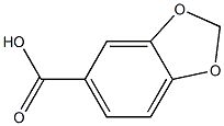 Benzo[1,3]dioxole-5-carboxylic acid Structure