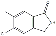 5-Chloro-6-iodoisoindolin-1-one 구조식 이미지