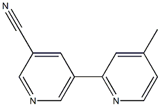 5-(4-methylpyridin-2-yl)pyridine-3-carbonitrile Structure