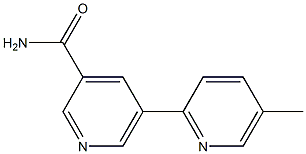 5-(5-methylpyridin-2-yl)pyridine-3-carboxamide 구조식 이미지