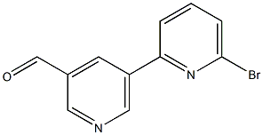 5-(6-bromopyridin-2-yl)pyridine-3-carbaldehyde Structure