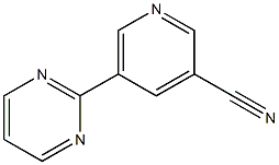 5-(pyrimidin-2-yl)pyridine-3-carbonitrile Structure