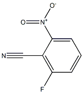 2-nitro-6-fluorobenzonitrile 구조식 이미지