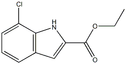 7-Chloro-1H-indole-2-carboxylic acid ethyl ester Structure