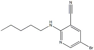5-bromo-2-(pentylamino)pyridine-3-carbonitrile 구조식 이미지