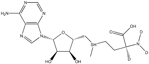 S-(5'-Adenosyl)-L-Methionine-d3 Structure