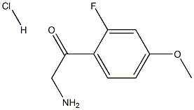 2-AMino-2'-fluoro-4'-Methoxyacetophenone hydrochloride Structure