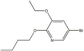 5-broMo-2-butoxy-3-ethoxypyridine 구조식 이미지