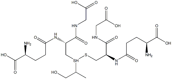 S-(1-Methyl-2-hydroxyethyl)glutathione 구조식 이미지