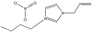 1-Allyl-3-butylimidazolium nitrate Structure