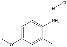 (4-Methoxy-2-methylphenyl)amine hydrochloride Structure