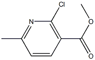 2-Chloro-6-methyl-nicotinic acid methyl ester 구조식 이미지