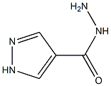 1H-Pyrazole-4-carbohydrazide 구조식 이미지