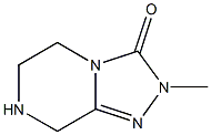 2-Methyl-5,6,7,8-tetrahydro-[1,2,4]triazolo[4,3-a]pyrazin-3(2H)-one Structure