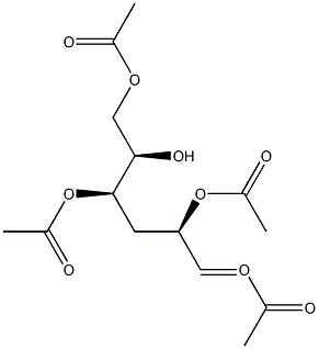 1,2,4,6-Tetra-O-acetyl-3-deoxy-D-galactose Structure