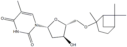 5'-O-Pixylthymidine Structure