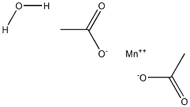 Manganese acetate hydrate 구조식 이미지