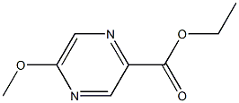 Ethyl 5-methoxypyrazine-2-carboxylate 구조식 이미지