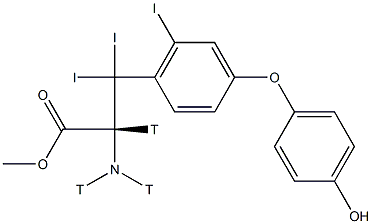 Triiodothyronine (T3) methyl ester Structure