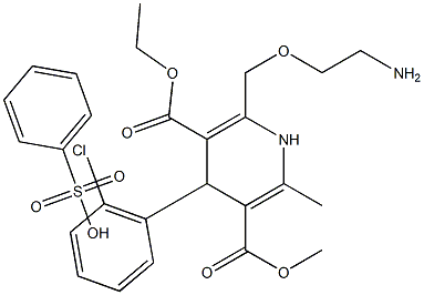 Amlodipine besylate impurity (AH) Structure