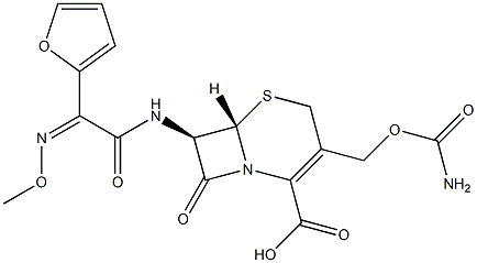 Cefuroxime impurity 1 Structure