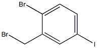 2-bromo-5-iodobenzyl bromide Structure