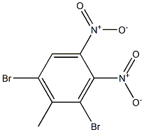 3,5-dibromo-4-methyl-o-dinitrobenzene Structure