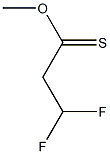 Methyl difluoromethylthioacetate Structure