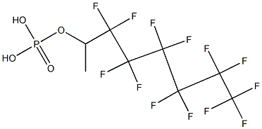 Perfluorohexylethyl phosphate 구조식 이미지