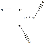 Iron thiocyanate Structure