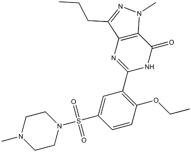 Sildenafil Impurity 17 Structure