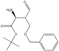 Boc-(S)-3-amino-2-((benzyloxy)methyl)propanal Structure