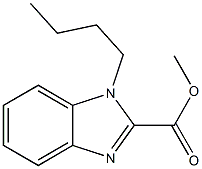 methyl 1-butyl-1H-benzo[d]imidazole-2-carboxylate Structure